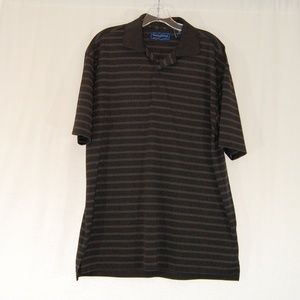 *FREE with purchase* (MEN'S) Smith & Tweed Brown Striped Polo